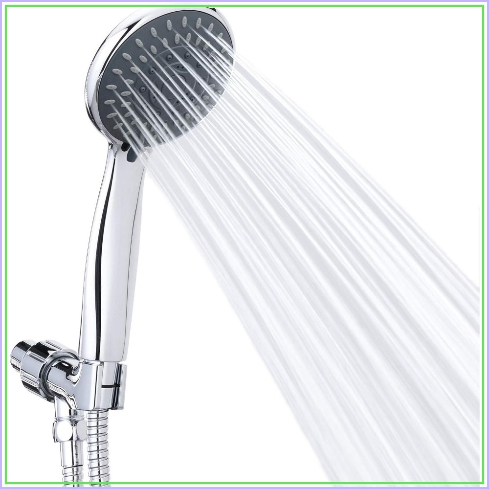 High Pressure Shower Head Handheld - 5-Setting High Pressure Handheld Shower Head
