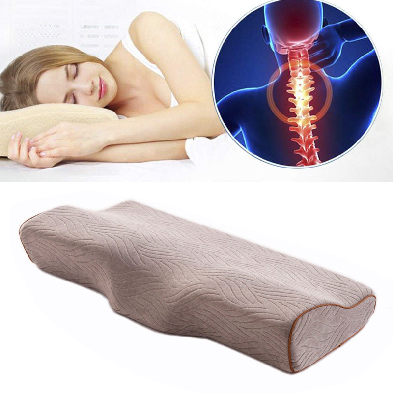 Memory Foam Orthopedic Pillow Neck Pain - Chỉnh hình 50*30CM Beding Massage cho