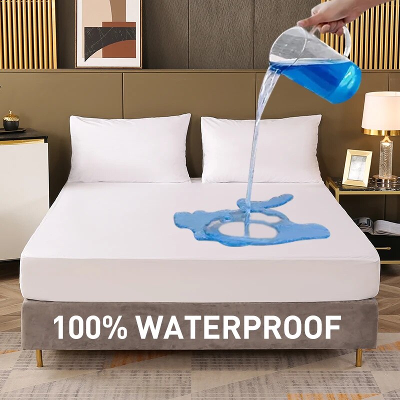 Waterproof Mattress Protector Breathable - Waterproof Fitted Sheet Bedding Cover Bed
