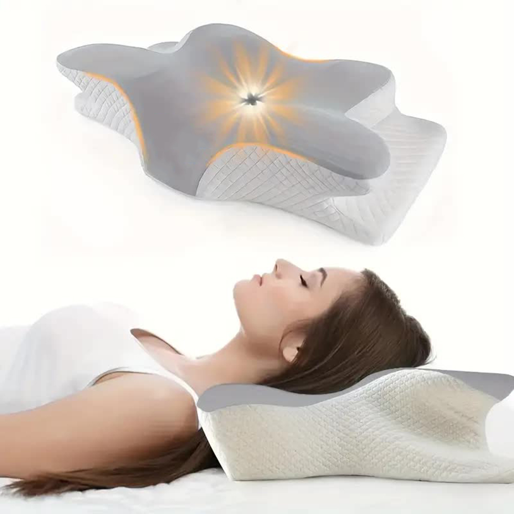 Memory Foam Orthopedic Pillow Neck Pain - Memory Foam Pillows Butterfly Shaped Relaxing
