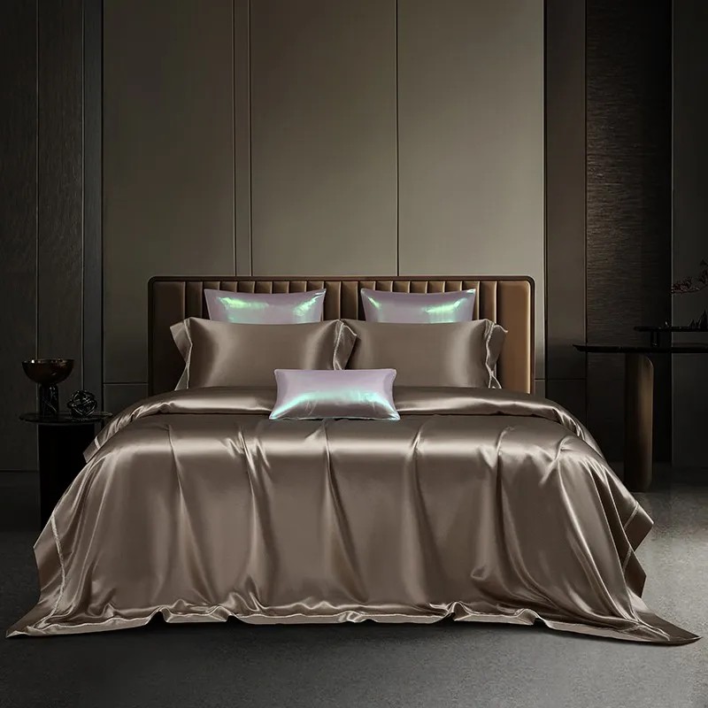 Mulberry Silk Premium 4Pcs Duv - đánh giá và giá Duvet Cover Sets With Zipper