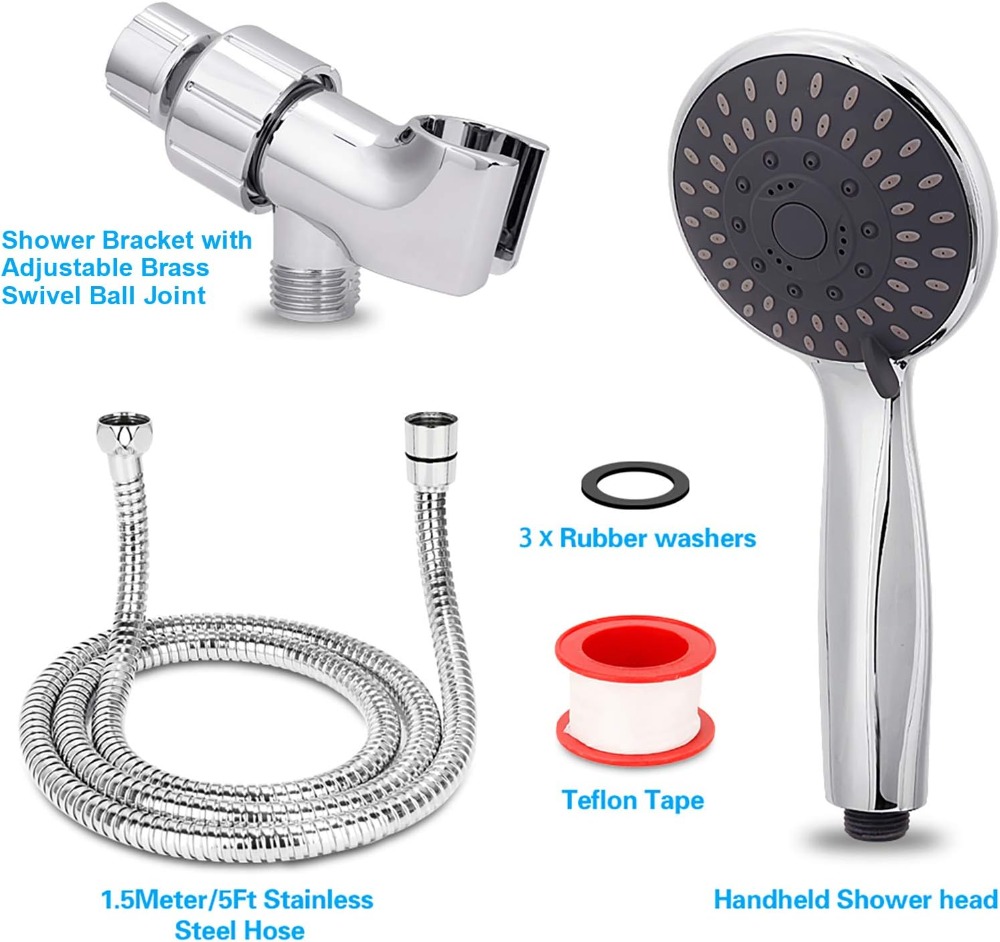 5-Setting High Pressure Handhe - đánh giá và giá High Pressure Shower Head Handheld