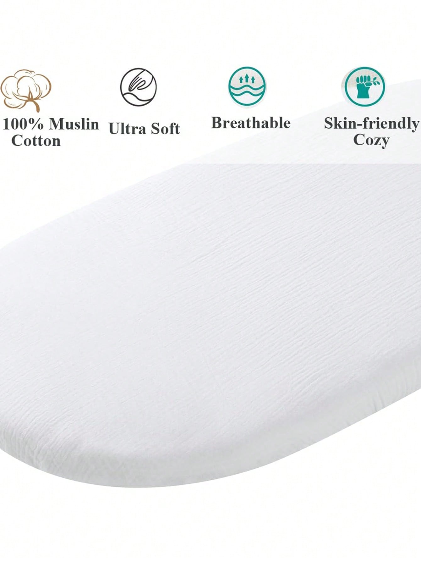 2 Pack Muslin Changing Pad Cov - đánh giá và giá Muslin Cotton Bedspread