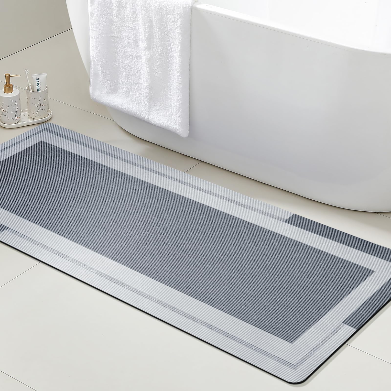 VIKAMA Bathroom Runner Rug wit - đánh giá và giá Quick Dry Diatomite Bath Mat