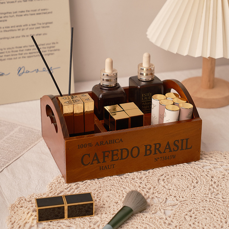 Zakka retro wooden portable si - đánh giá và giá Storage & Organization