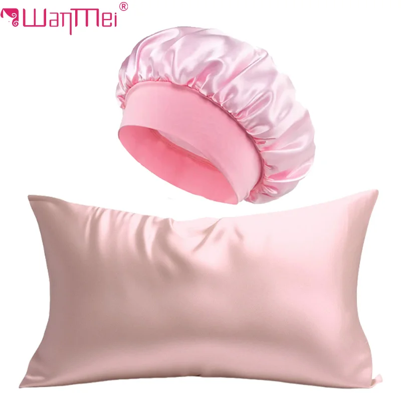 2PCs Silk Pillowcase & Satin B - đánh giá và giá Satin Silk Pillowcase Hair Skin