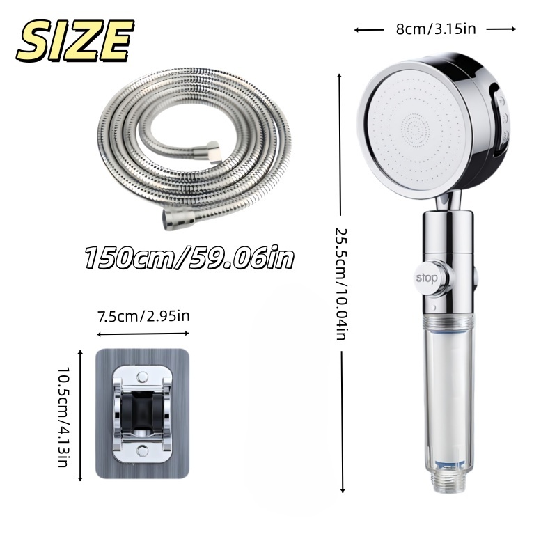 Visible Filter Window High Pre - đánh giá và giá High Pressure Shower Head Handheld