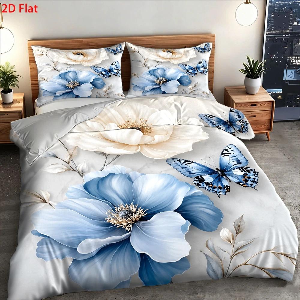 3Pc Light Luxury Style Blue an - đánh giá và giá Duvet Cover Sets With Zipper