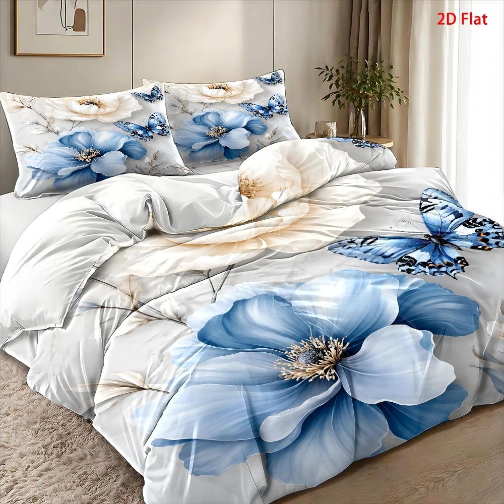 3Pc Light Luxury Style Blue an - đánh giá và giá Duvet Cover Sets With Zipper