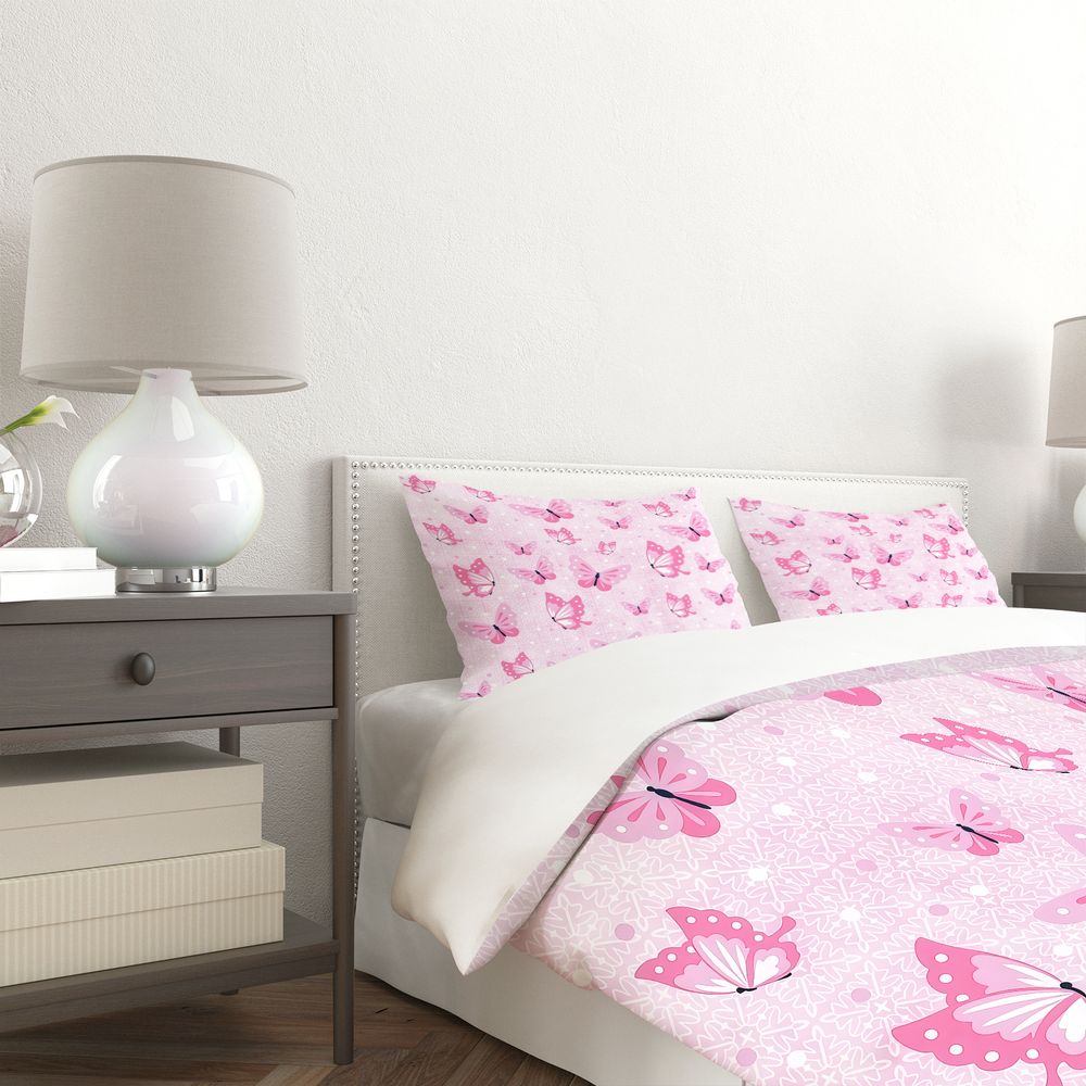 Butterfly Duvet Cover Set Aest - đánh giá và giá Aesthetic Floral Duvet Cover