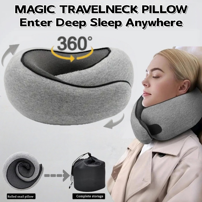 Portable U-shaped Travel Pillo - đánh giá và giá Anti Snore Contour Pillow