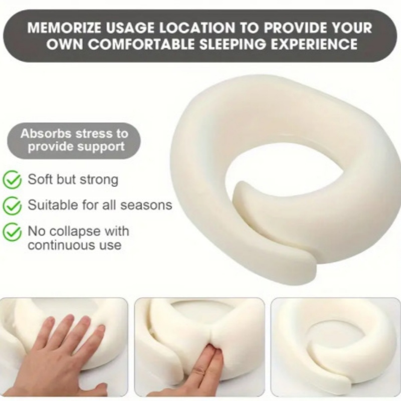 Portable U-shaped Travel Pillo - đánh giá và giá Anti Snore Contour Pillow