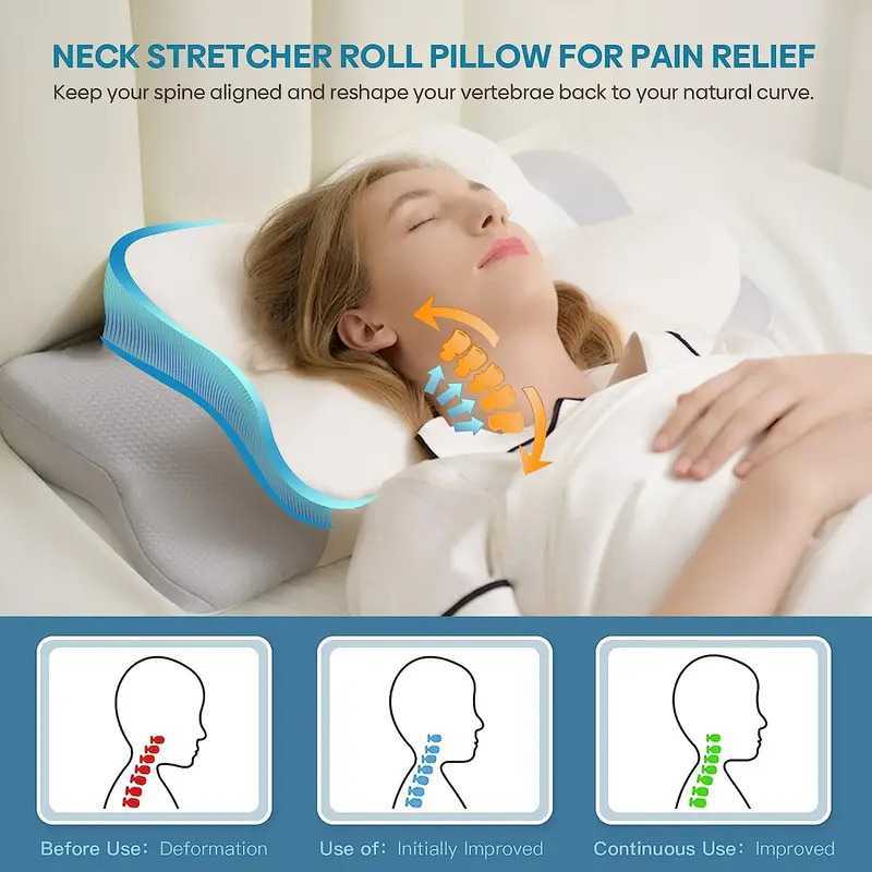 Odorless Orthopedic Pillow For - đánh giá và giá Memory Foam Orthopedic Pillow Neck Pain