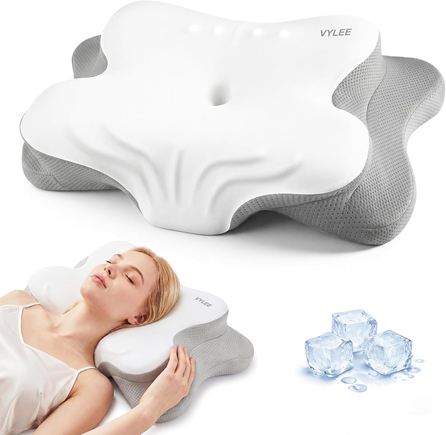 Cervical Neck Pillow for Pain  - đánh giá và giá Memory Foam Orthopedic Pillow Neck Pain