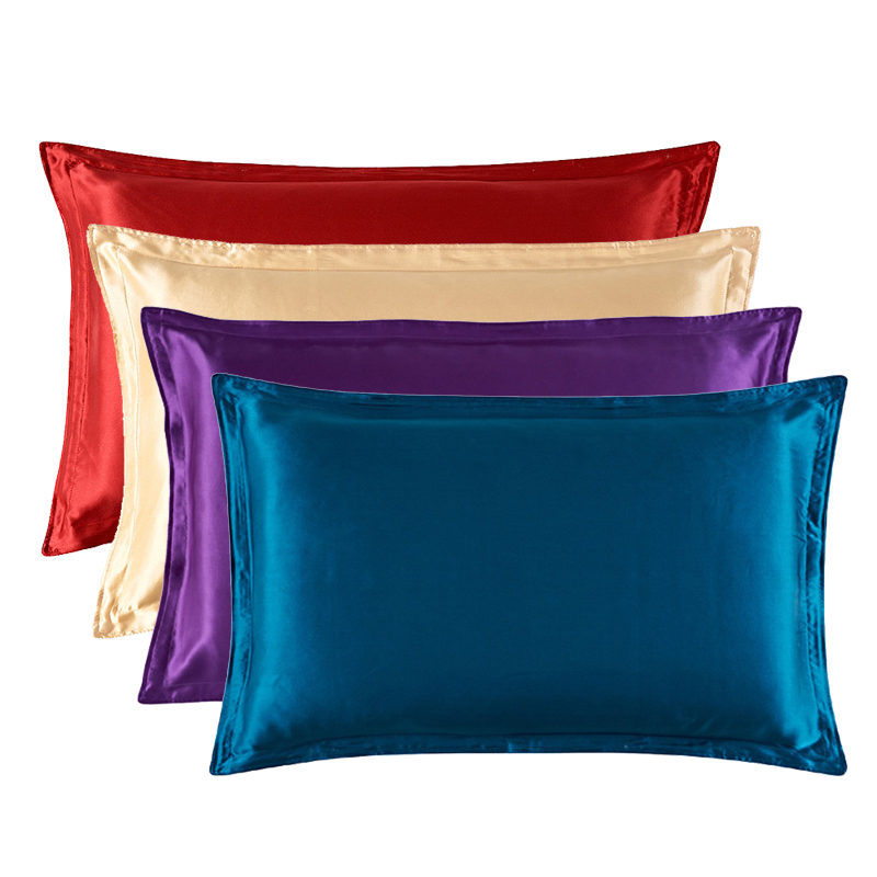 48x74cm Pillowcase Patchwork S - đánh giá và giá Satin Silk Pillowcase Hair Skin