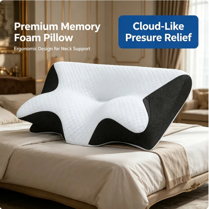 Memory Foam Cervical Pillow fo - đánh giá và giá Memory Foam Orthopedic Pillow Neck Pain