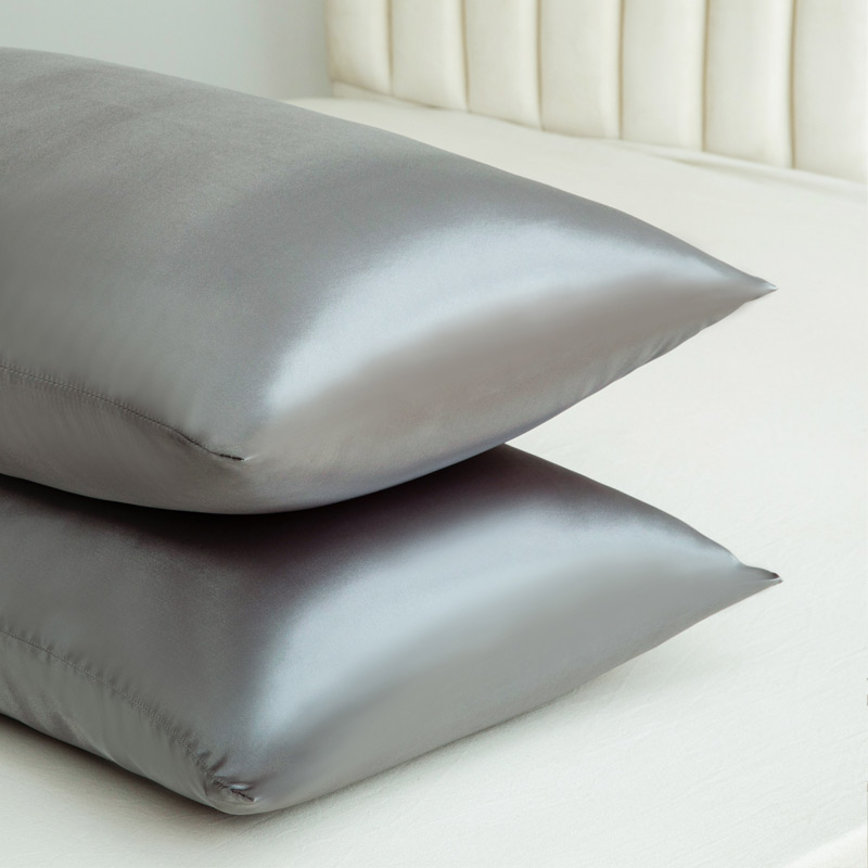 Đồng Màu Satin Áo Gối Cho Tóc  - đánh giá và giá Satin Silk Pillowcase Hair Skin