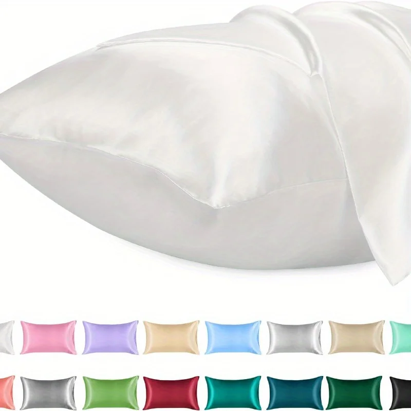 1PC Satin Pillowcase for Hair  - đánh giá và giá Satin Silk Pillowcase Hair Skin