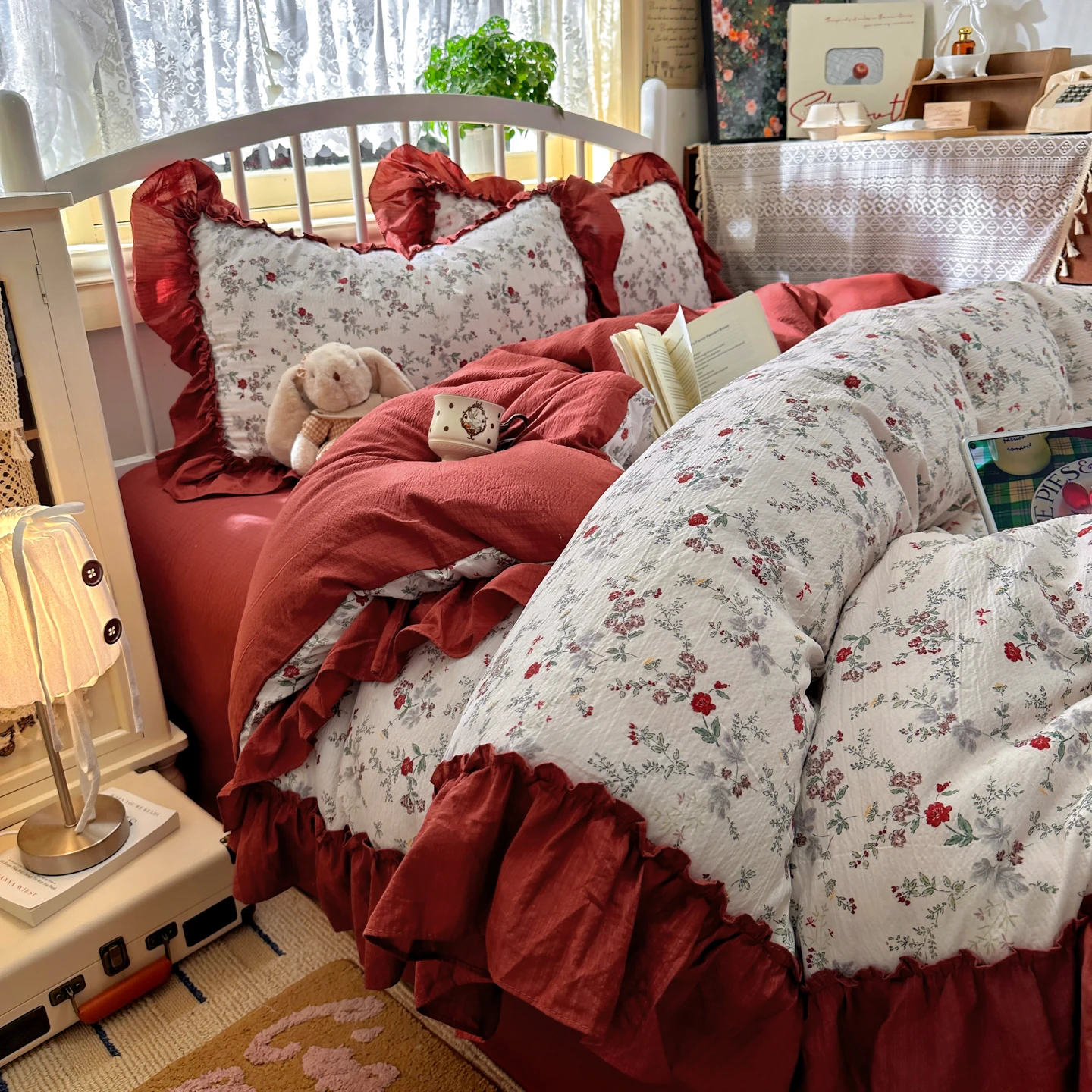 French Vintage Aesthetic Beddi - đánh giá và giá Aesthetic Floral Duvet Cover