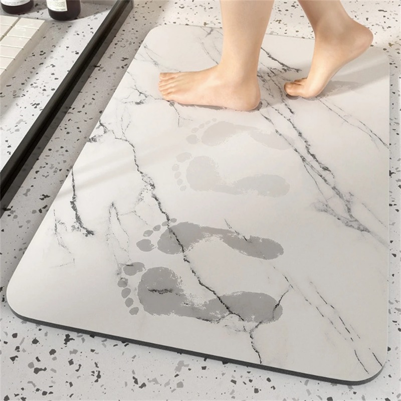 1pc Bathroom Rugs Washable Bat - đánh giá và giá Quick Dry Diatomite Bath Mat