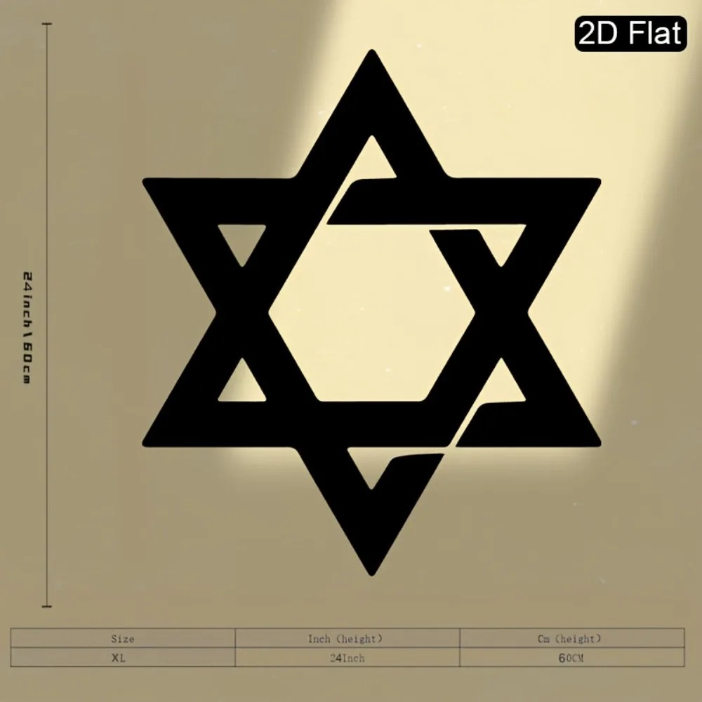 CIFBUY Iron Wall Art Star of D - đánh giá và giá Home Decor