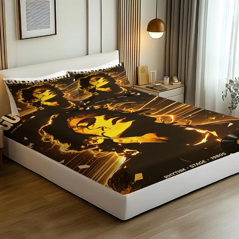 Pop Icon Michael Jackson Fitte - đánh giá và giá Fitted Bed Sheets Deep Pocket