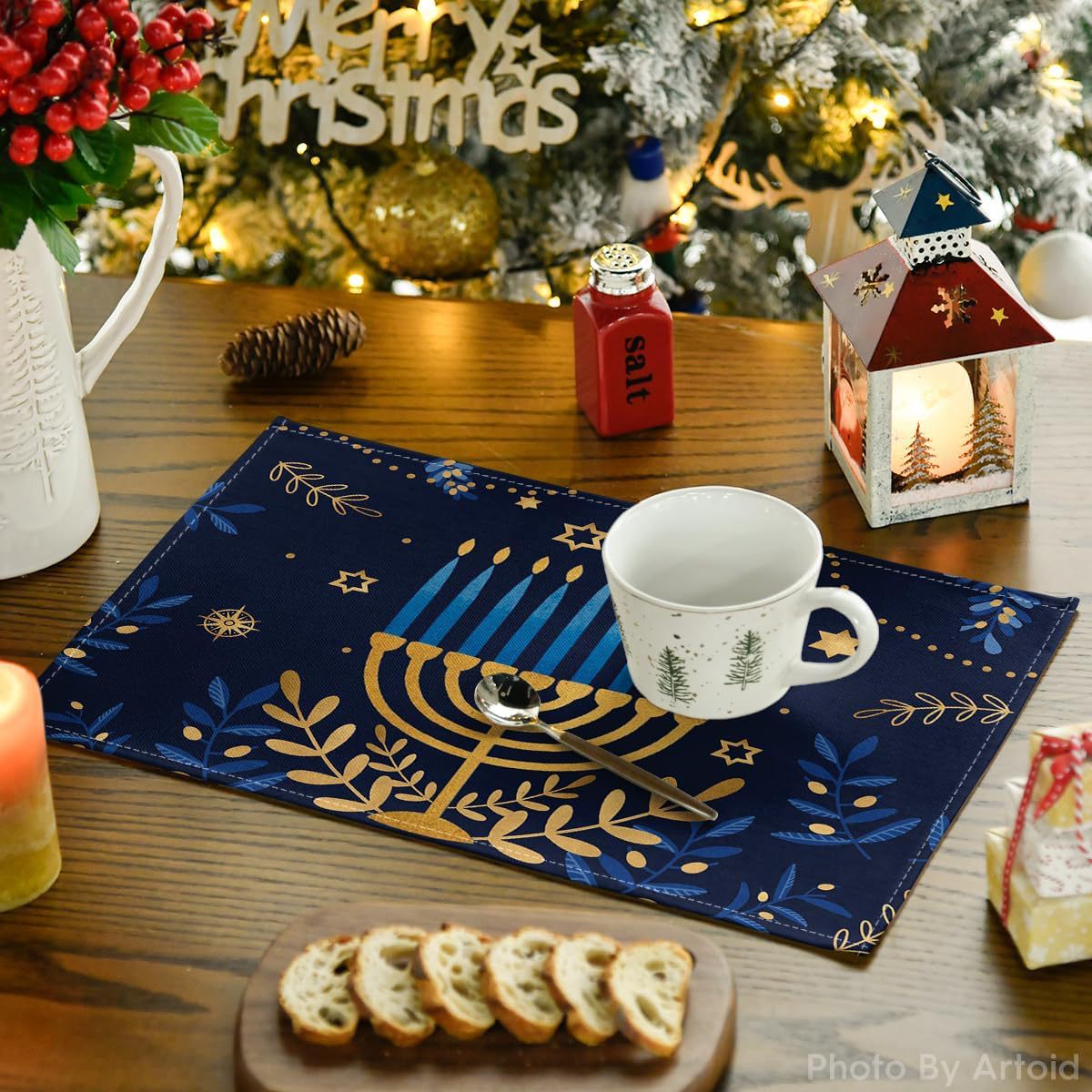 8Pcs Hanukkah Rosh Hashanah Pa - đánh giá và giá Kitchen