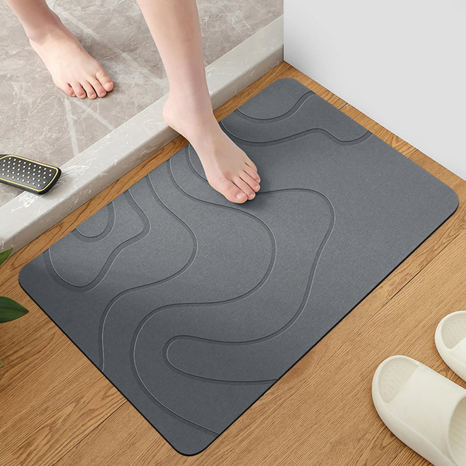 Quick Drying Stone Bath Mat, D - đánh giá và giá Quick Dry Diatomite Bath Mat