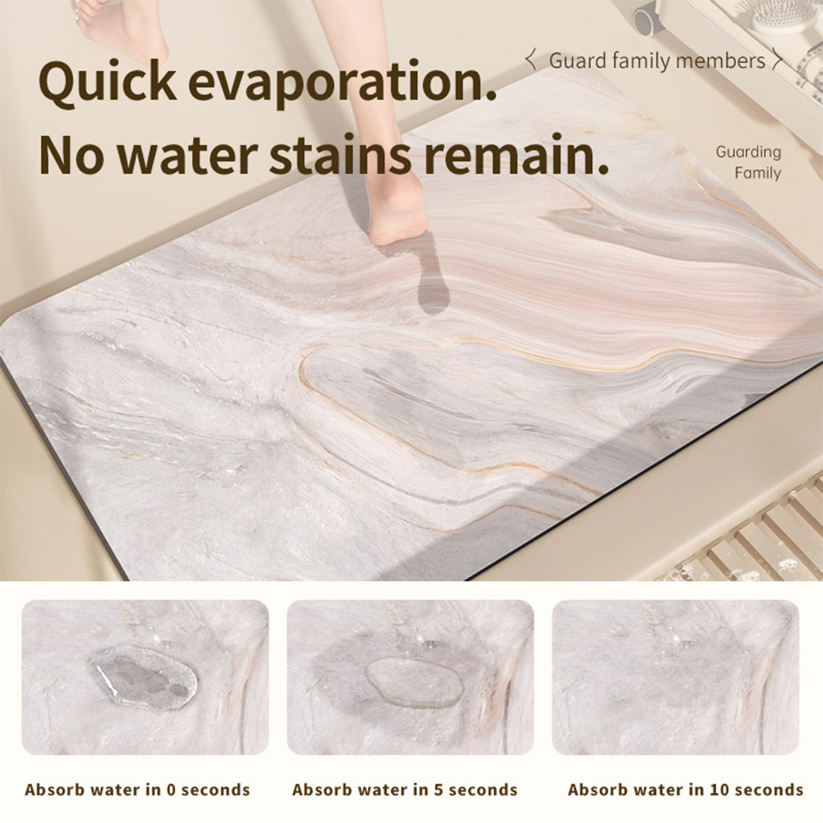 Diatomaceous Earth Bath Mat Ba - đánh giá và giá Quick Dry Diatomite Bath Mat