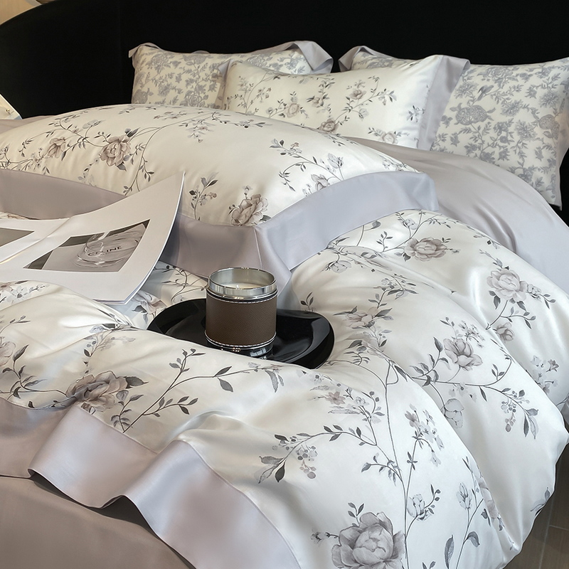 Luxury Digital Printing Flower - đánh giá và giá Aesthetic Floral Duvet Cover