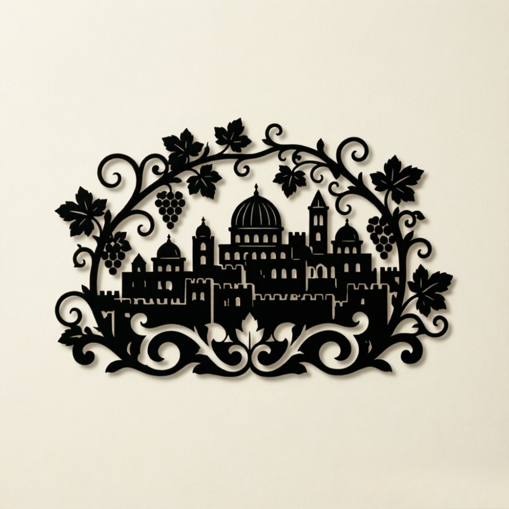 CIFBUY Iron Wall Art Jerusalem - đánh giá và giá Home Decor