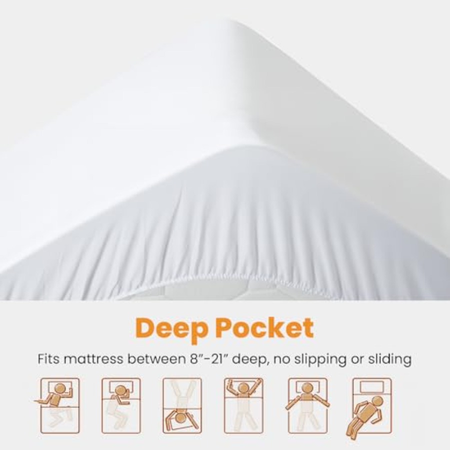 Size Mattress Pad - Cooling Br - đánh giá và giá Waterproof Mattress Protector Breathable