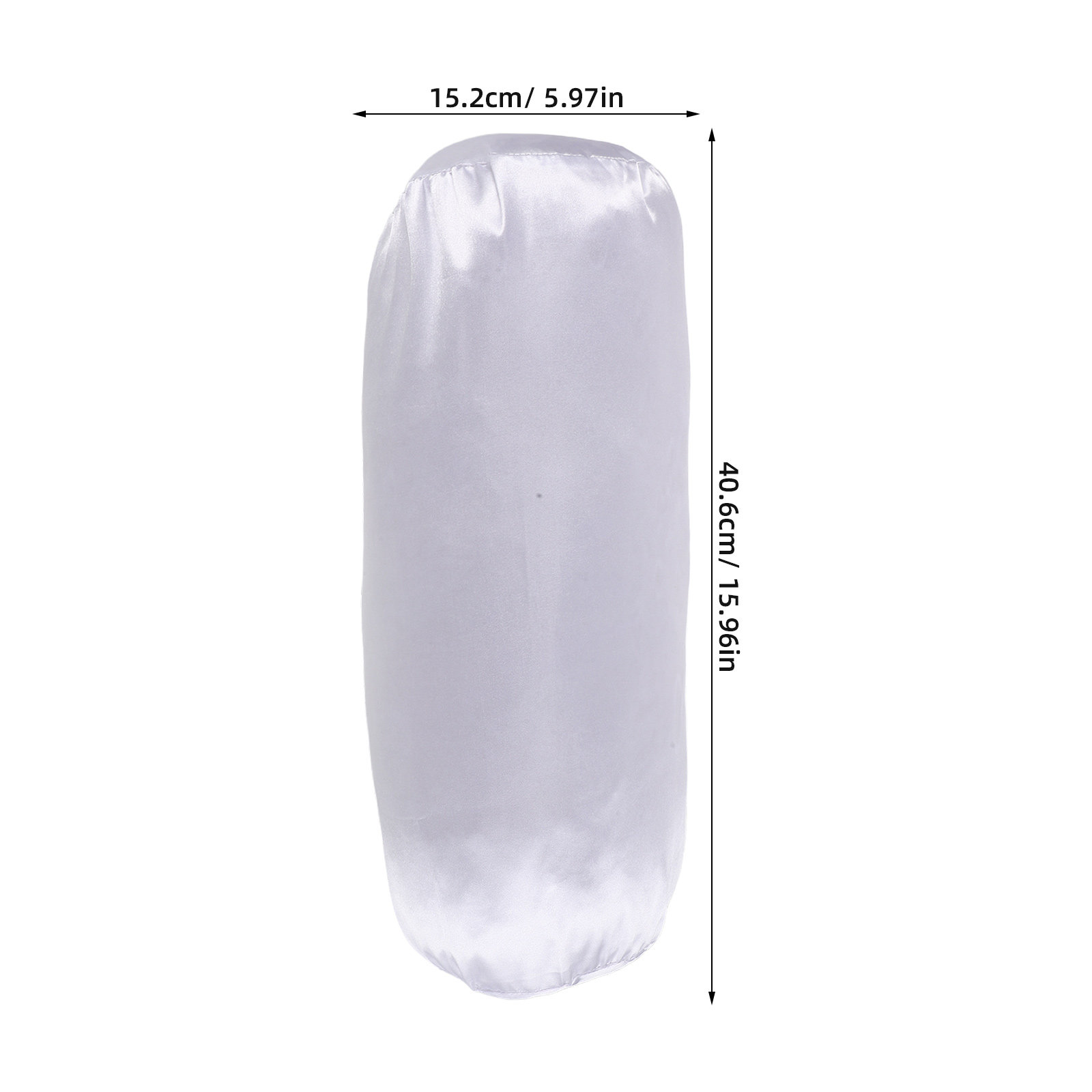 White Satin Neck Roll Pillow C - đánh giá và giá Satin Silk Pillowcase Hair Skin