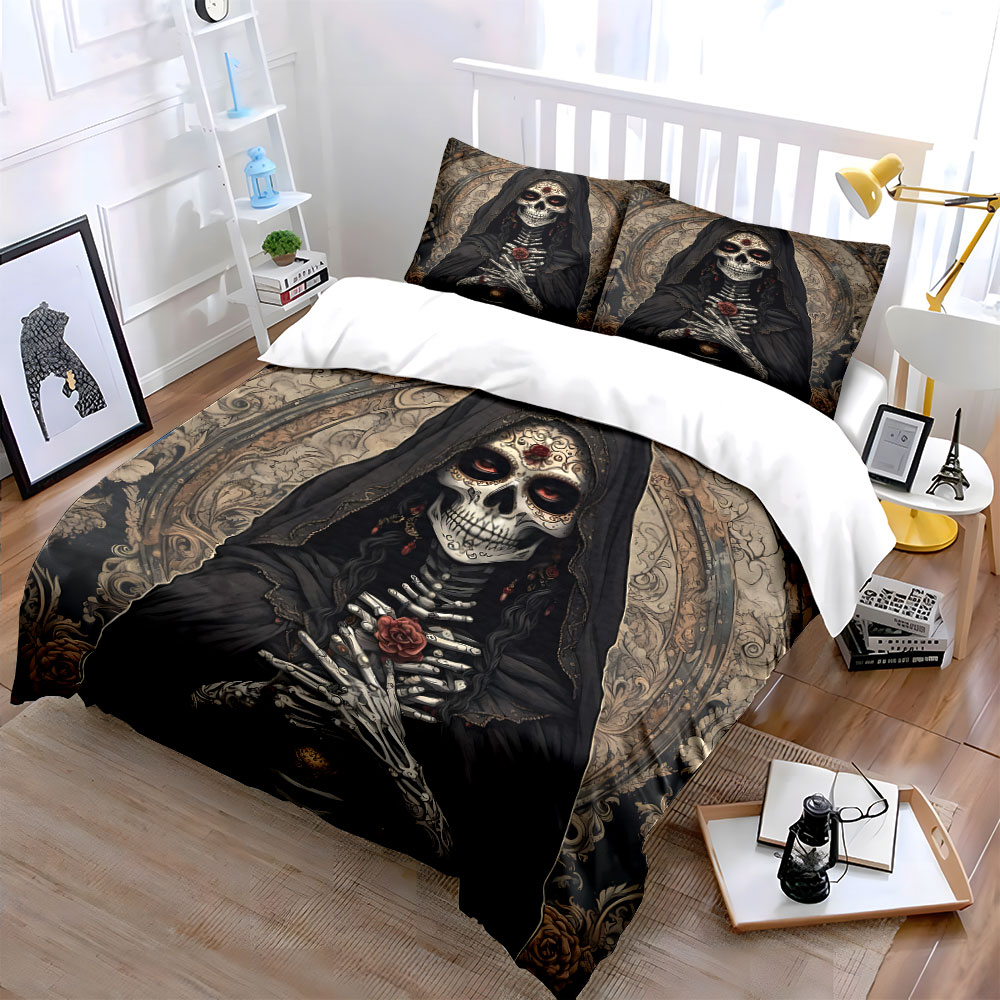 Dark Death Saint and Rose Patt - đánh giá và giá Duvet Cover Sets With Zipper