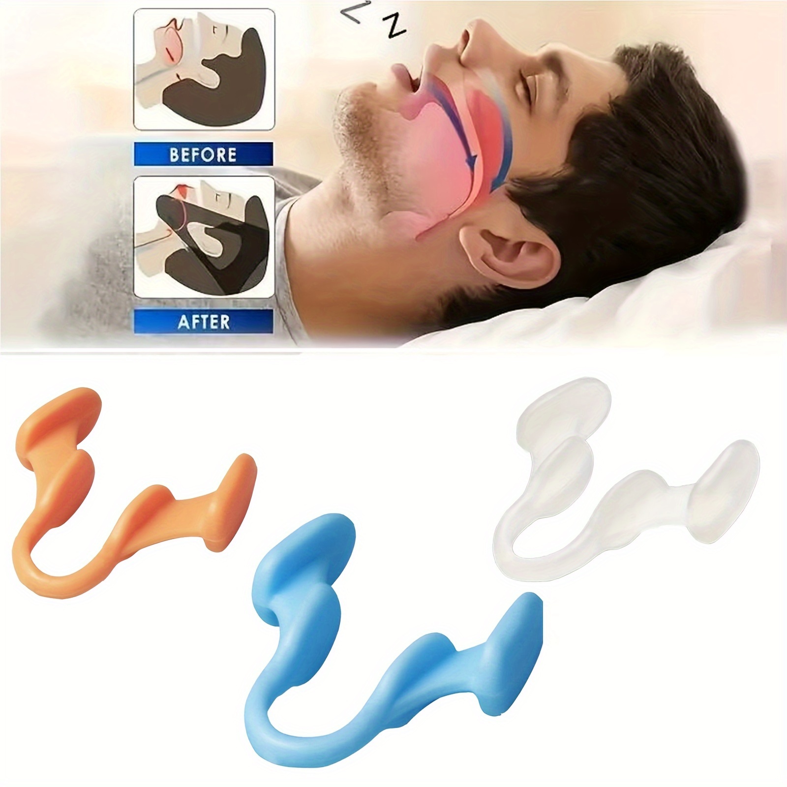 2-10pcs Silicone Sleep Aid Nos - đánh giá và giá Anti Snore Contour Pillow