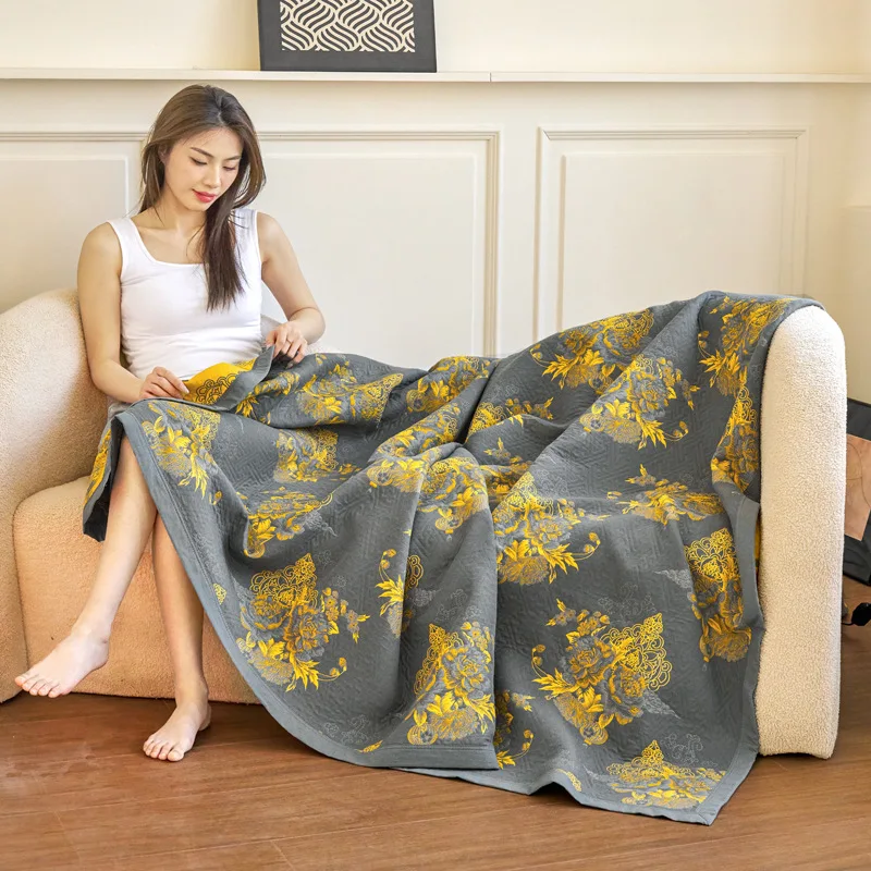 R -100% Cotton Muslin Gauze Bl - đánh giá và giá Muslin Cotton Bedspread
