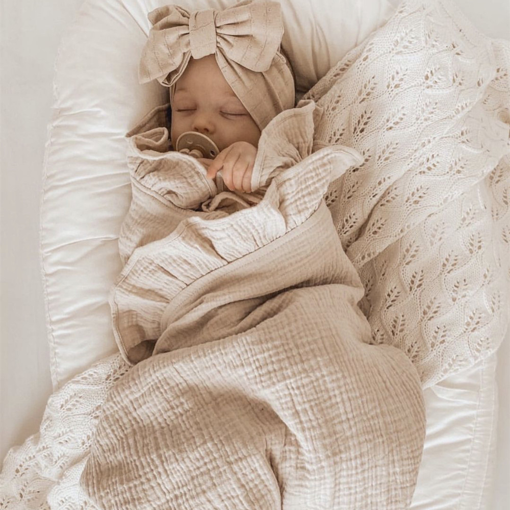INS Xù Lông Muslin Bé Đầm Chăn - đánh giá và giá Muslin Cotton Bedspread