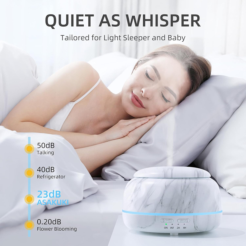 Essential Oil Diffuser Air Hum - đánh giá và giá Lighting